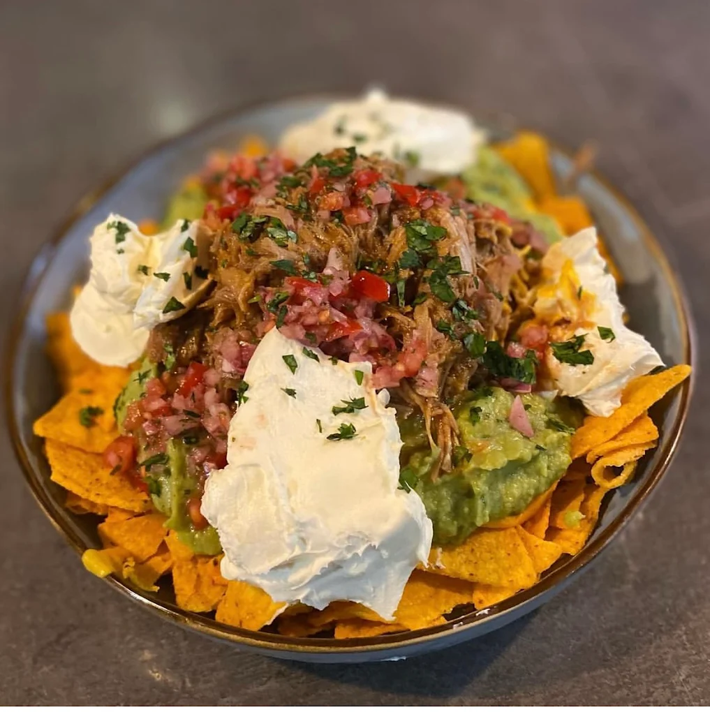 Nachos Suso con pulled pork